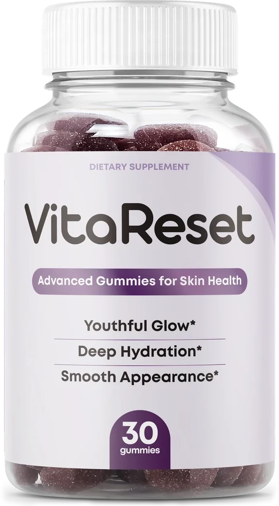 VitaReset daily skin-support gummies bottle